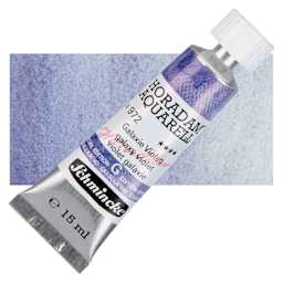 Schmincke Horadam Aquarell Artist Watercolor - Galaxy Violet, 15 ml, Tube and swatch