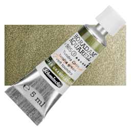 Schmincke Horadam Aquarell Artist Watercolor - Tundra Green, 5 ml tube and swatch