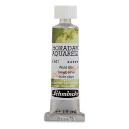 Schmincke Horadam Aquarell Artist Watercolor - Forest Olive, 15 ml tube (Front of tube)