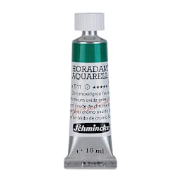 Schmincke Horadam Aquarell Artist Watercolor - Chromium Oxide Green Brilliant, 15 ml tube