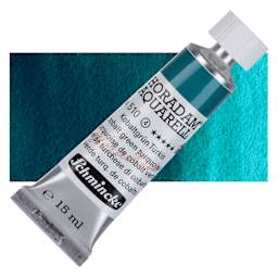 Schmincke Horadam Aquarell Watercolor - Cobalt Green Turquoise, 15 ml tube and swatch