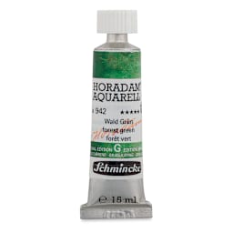 Schmincke Horadam Aquarell Artist Watercolor - Forest Green, 15 ml tube (Front of tube)