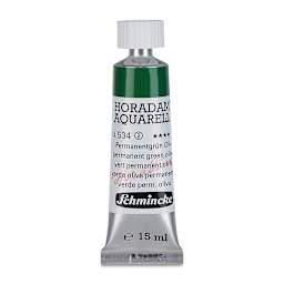 Schmincke Horadam Aquarell Watercolor - Permanent Green Olive, 15 ml tube