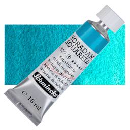 Schmincke Horadam Aquarell Artist Watercolor - Cobalt Turquoise, 15 ml tube and swatch