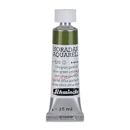 Schmincke Horadam Aquarell Watercolor - Olive Green Yellowish, 15 ml tube