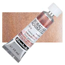 Schmincke Horadam Aquarell Artist Watercolor - Galaxy Brown, 15 ml, Tube and swatch