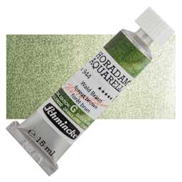 Schmincke Horadam Aquarell Artist Watercolor - Forest Brown, 15 ml, Tube and swatch