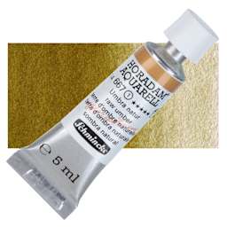 Schmincke Horadam Aquarell Watercolor - Raw Umber, 5 ml tube and swatch