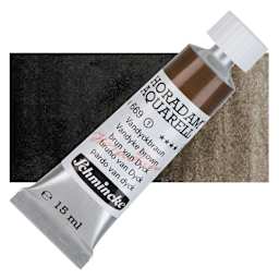 Schmincke Horadam Aquarell Watercolor - Vandyke Brown, 15 ml tube and swatch