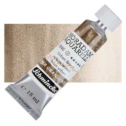 Schmincke Horadam Aquarell Artist Watercolor - Urban Brown, 15 ml tube and swatch