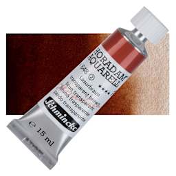Schmincke Horadam Aquarell Watercolor - Transparent Brown, 15 ml tube and swatch