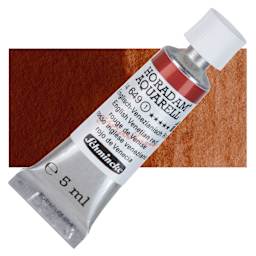 Schmincke Horadam Aquarell Watercolor - English Venetian Red, 5 ml tube and swatch