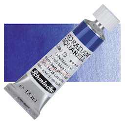 Schmincke Horadam Aquarell Artist Watercolor - Cobalt Blue Hue, 15 ml tube and swatch