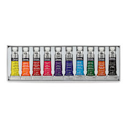 Winsor & Newton Cotman Watercolor Tube Set - Set of 10, Assorted Colors, 5 ml, Tubes (Tubes in tray)