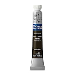 Winsor & Newton Cotman Watercolor - Ivory Black, 8 ml tube