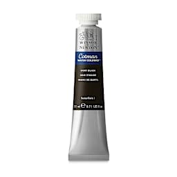 Winsor & Newton Cotman Watercolor - Ivory Black, 21 ml tube