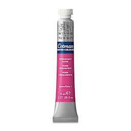 Winsor & Newton Cotman Watercolor - Permanent Rose, 8 ml tube