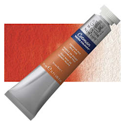 Winsor & Newton Cotman Watercolor - Cadmium Red Pale Hue, 21 ml, Tube and swatch
