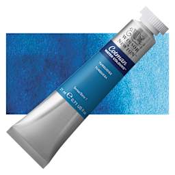 Winsor & Newton Cotman Watercolor - Turquoise, 21 ml tube and swatch