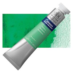 Winsor & Newton Cotman Watercolor - Emerald, 21 ml tube and swatch