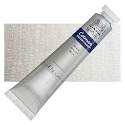 Winsor & Newton Cotman Watercolor - Silver, 21 ml, Tube and swatch