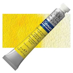 Winsor & Newton Cotman Watercolor - Cadmium Yellow Pale Hue, 8 ml tube and swatch