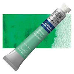 Winsor & Newton Cotman Watercolor - Emerald, 8 ml tube and swatch