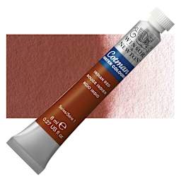 Winsor & Newton Cotman Watercolor - Indian Red, 8 ml and swatch