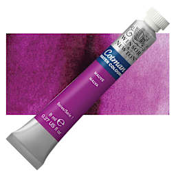 Winsor & Newton Cotman Watercolor - Mauve, 8 ml tube and swatch