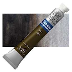 Winsor & Newton Cotman Watercolor - Sepia, 8 ml tube and swatch