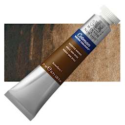 Winsor & Newton Cotman Watercolor - Vandyke Brown, 21 ml tube and swatch