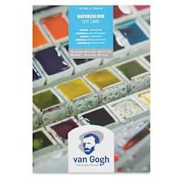 Front of the Van Gogh Watercolor Dot Card