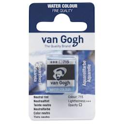 Van Gogh Watercolor Half Pan - Neutral Tint