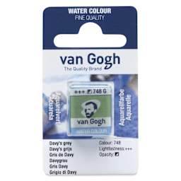 Van Gogh Watercolor Half Pan - Davy's Grey
