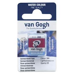 Van Gogh Watercolor Half Pan - Quinacridone Rose