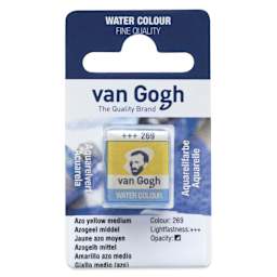 Van Gogh Watercolor Half Pan - Azo Yellow Medium