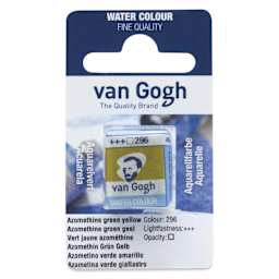 Van Gogh Watercolor Half Pan - Azo Green Yellow