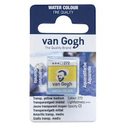 Van Gogh Watercolor Half Pan - Transparent Yellow Medium