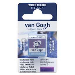 Van Gogh Watercolor Half Pan - Interference Violet