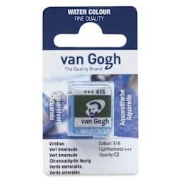 Van Gogh Watercolor Half Pan - Viridian