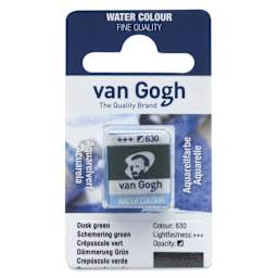 Van Gogh Watercolor Half Pan - Dusk Green