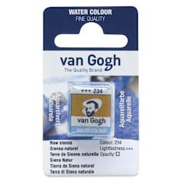Van Gogh Watercolor Half Pan - Raw Sienna