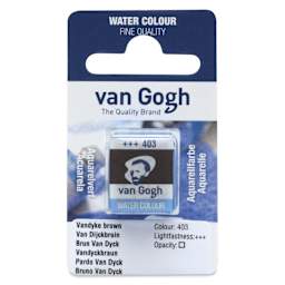 Van Gogh Watercolor Half Pan - Vandyke Brown