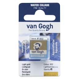 Van Gogh Watercolor Half Pan - Light Gold