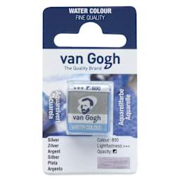 Van Gogh Watercolor Half Pan - Silver