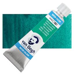 Van Gogh Watercolor - Turquoise Green, 10 ml tube and swatch