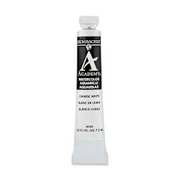 Grumbacher Academy Watercolor - Chinese White, 7.5 ml tube