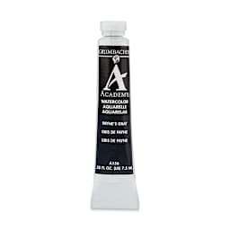 Grumbacher Academy Watercolor - Payne's Gray, 7.5 ml tube