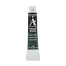 Grumbacher Academy Watercolor - Davy's Gray, 7.5 ml tube