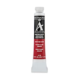 Grumbacher Academy Watercolor - Light Red Hue, 7.5 ml tube